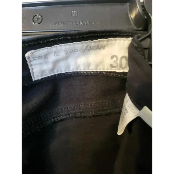 Rag & Bone Black Skinny Jean #6731 1J - Picture 5 of 6